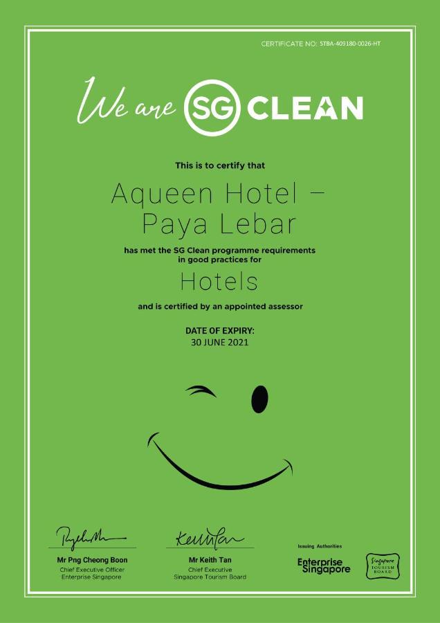 Aqueen Hotel Paya Lebar Сингапур Экстерьер фото